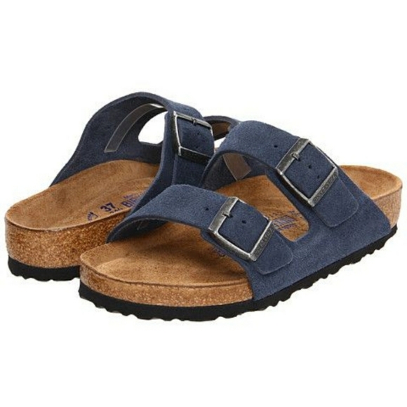 navy blue birkenstocks